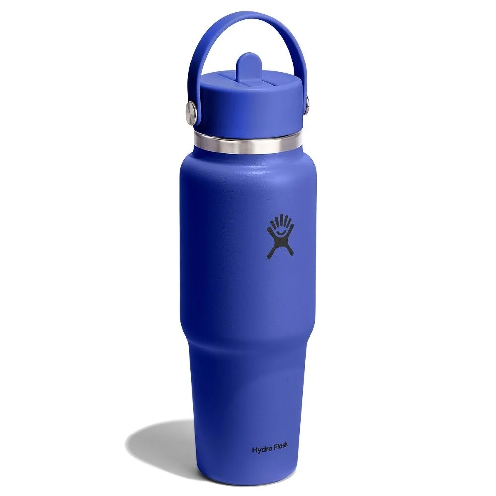 946 ML WIDE FLEX STRAW TRAVEL BOTTLE CAPRI BLUE P154678P