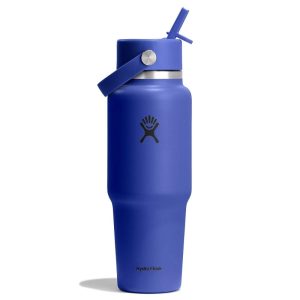 946 ML WIDE FLEX STRAW TRAVEL BOTTLE CAPRI BLUE P154678P 