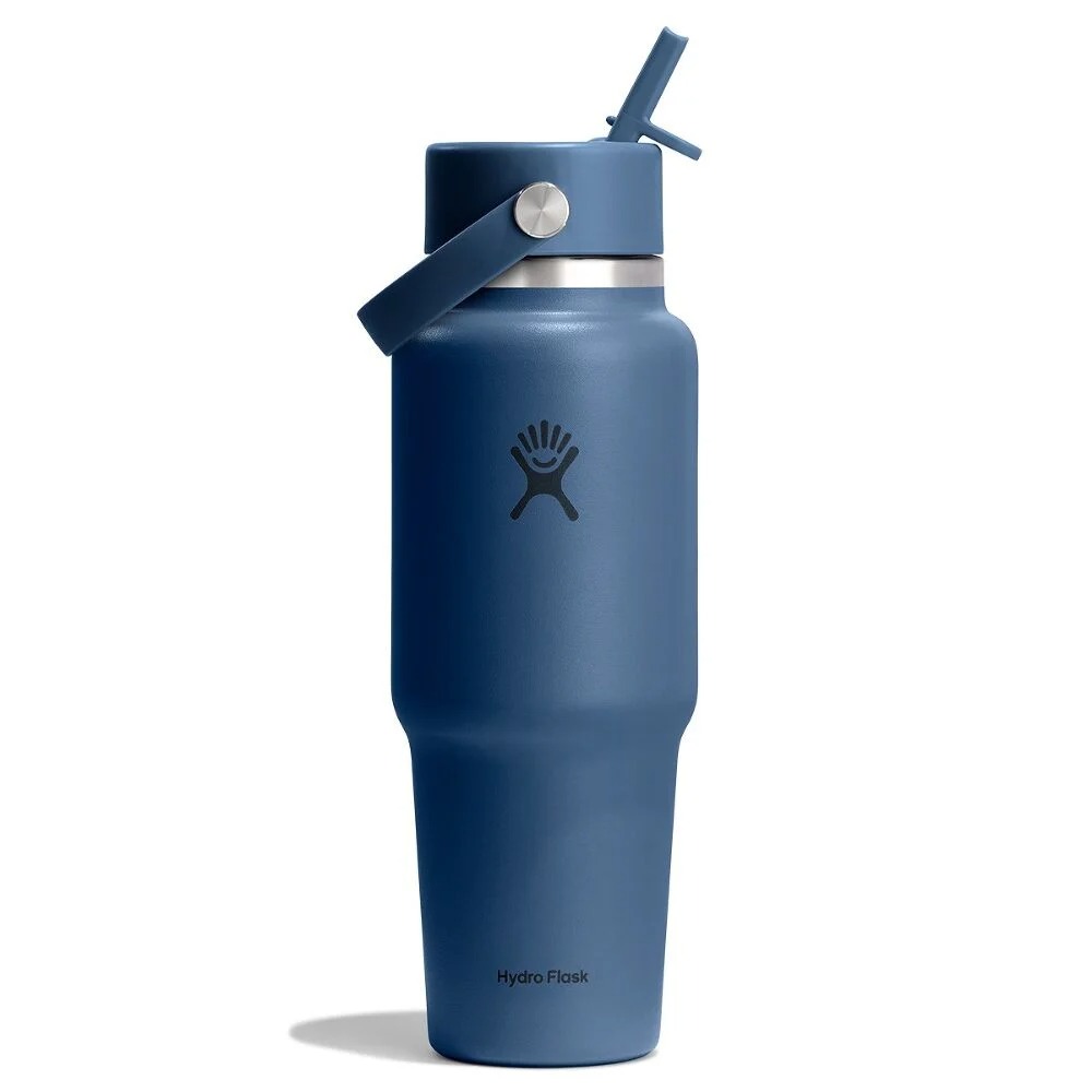 946 ML WIDE FLEX STRAW TRAVEL BOTTLE HARBOR BLUE P154674P PM-WT32CFS384