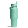 946 ML WIDE FLEX STRAW TRAVEL BOTTLE MERMAID GREEN P154676P