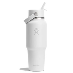 946 ML WIDE FLEX STRAW TRAVEL BOTTLE WHITE P154673P 