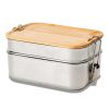 Double lunch box Alcora 1100 ml P132881R
