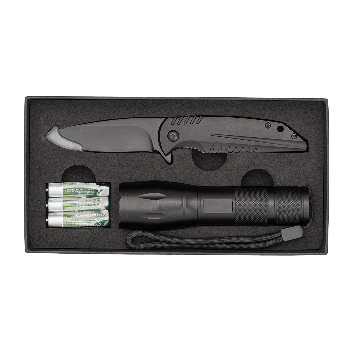 Zestaw nóż z latarką Mezus P102032R RO-R17569.02.O Zestaw nóż z latarką Mezus P102032R RO-R17569.02.O