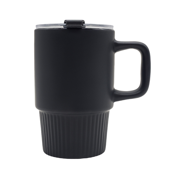 Kubek ceramiczny Azzurro 440 ml P150354R czarny