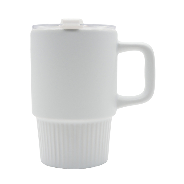 Kubek ceramiczny Azzurro 440 ml P150354R biały