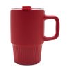 Kubek ceramiczny Azzurro 440 ml P150354R czerwony