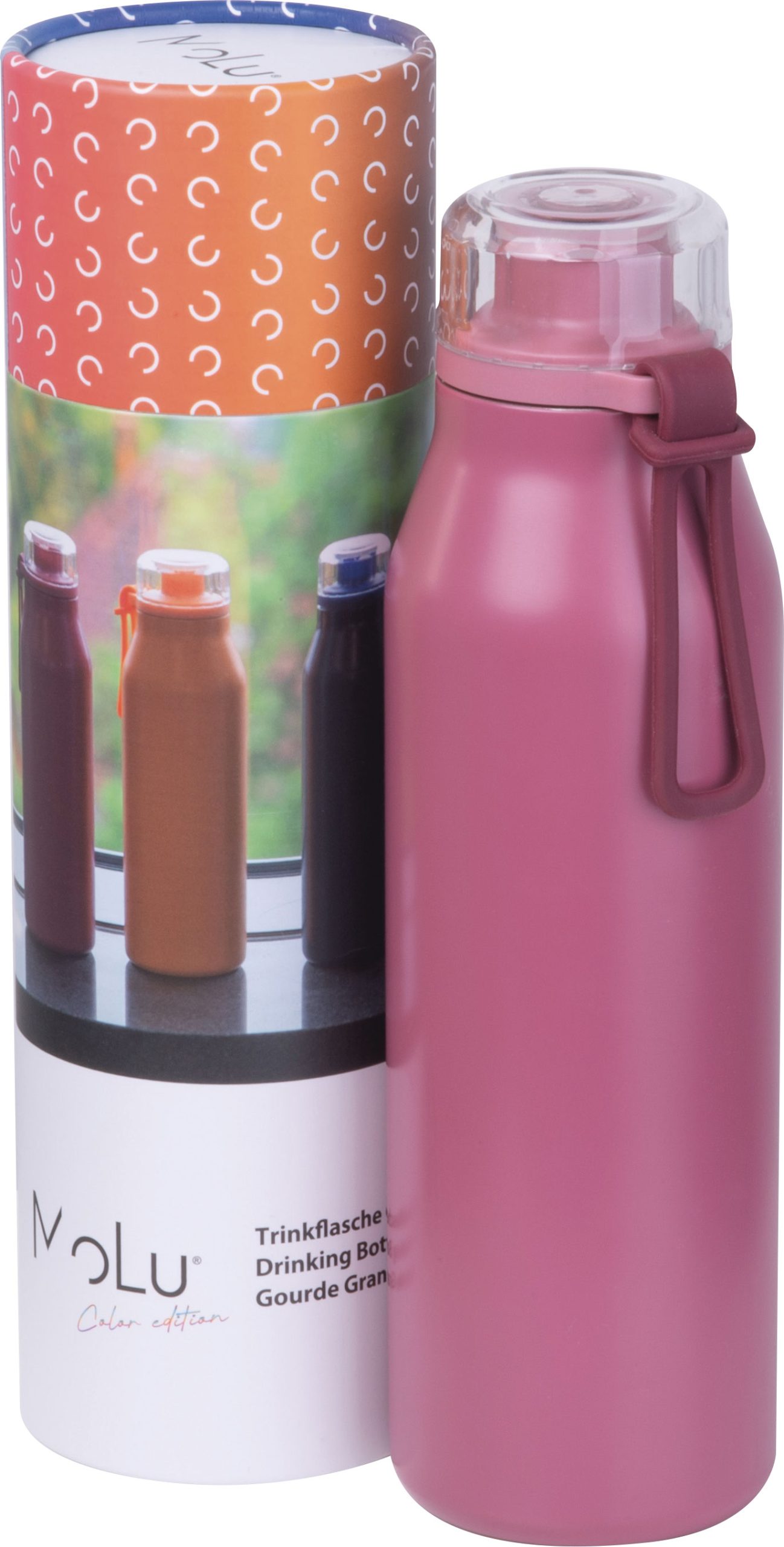 Butelka termiczna GRAND HAVEN MoLu 640 ml P152921G różowy Butelka termiczna GRAND HAVEN MoLu 640 ml P152921G różowy