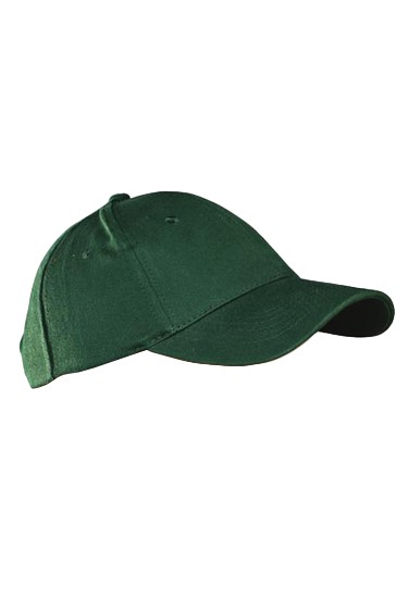 Czapka 6 panelowa bawełniana zapięcie na rzep P139506H bottle green