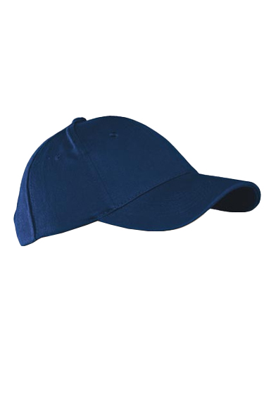 Czapka 6 panelowa bawełniana zapięcie na rzep P139506H navy