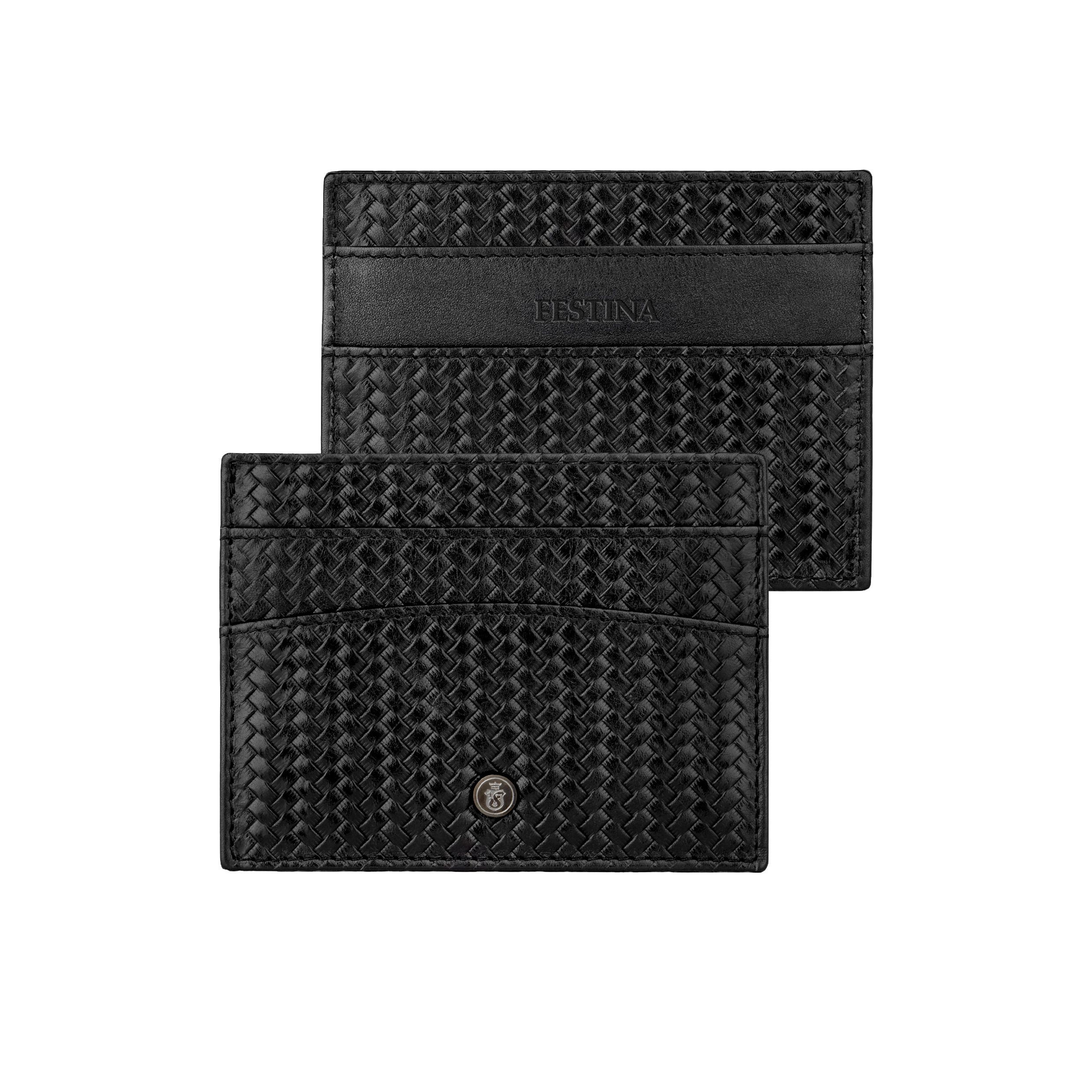 Etui na karty Interlace Czarne P153331P PM-FLC629A
