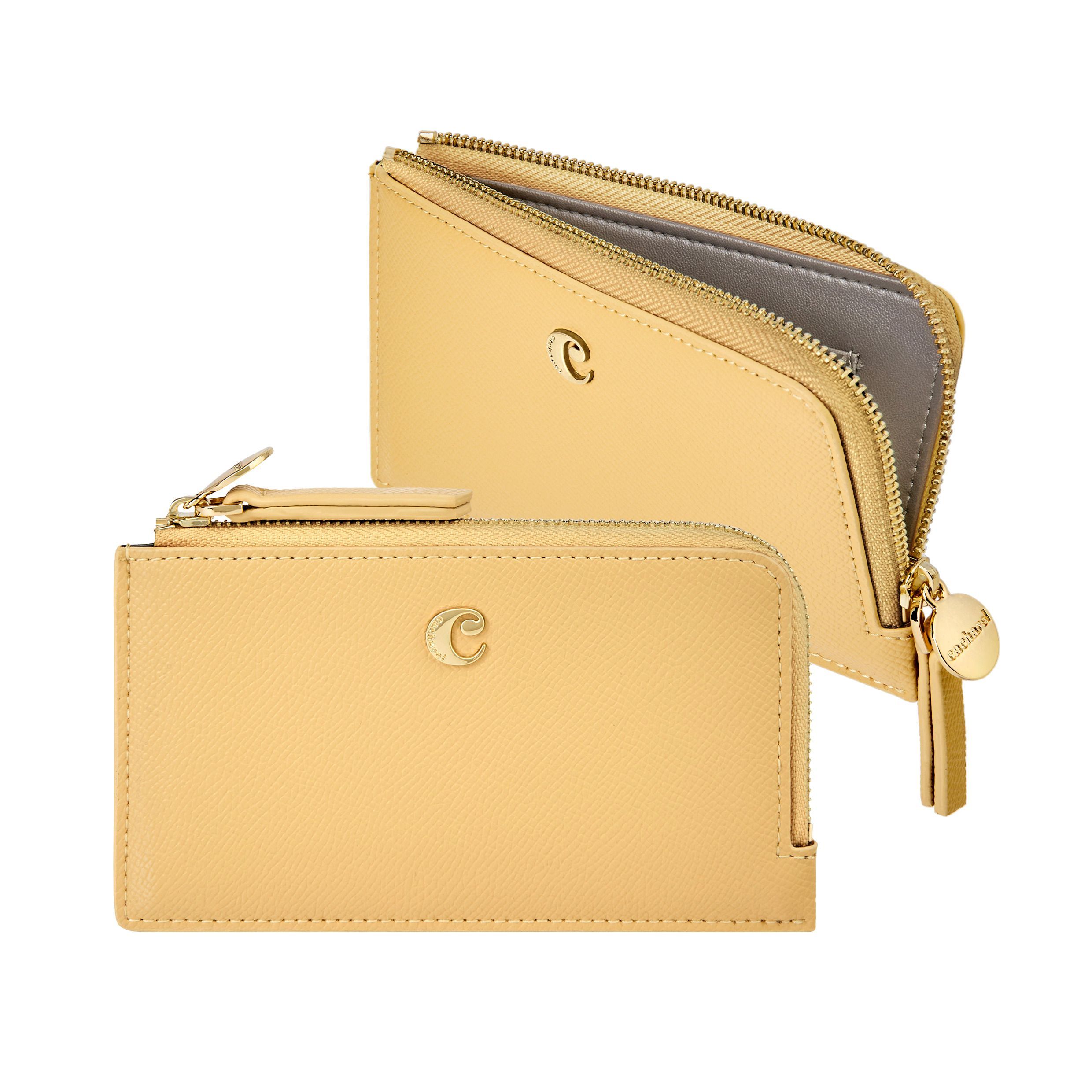 Etui na karty Séraphine Żółty P153267P PM-CEK638S