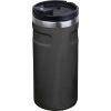Kubek termiczny ze stali z recyklingu 450 ml SILVIO P150974K czarny Kubek termiczny ze stali z recyklingu 450 ml SILVIO P150974K czarny
