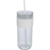 Kubek ze słomką 660 ml SOLEDAD P150892K biały