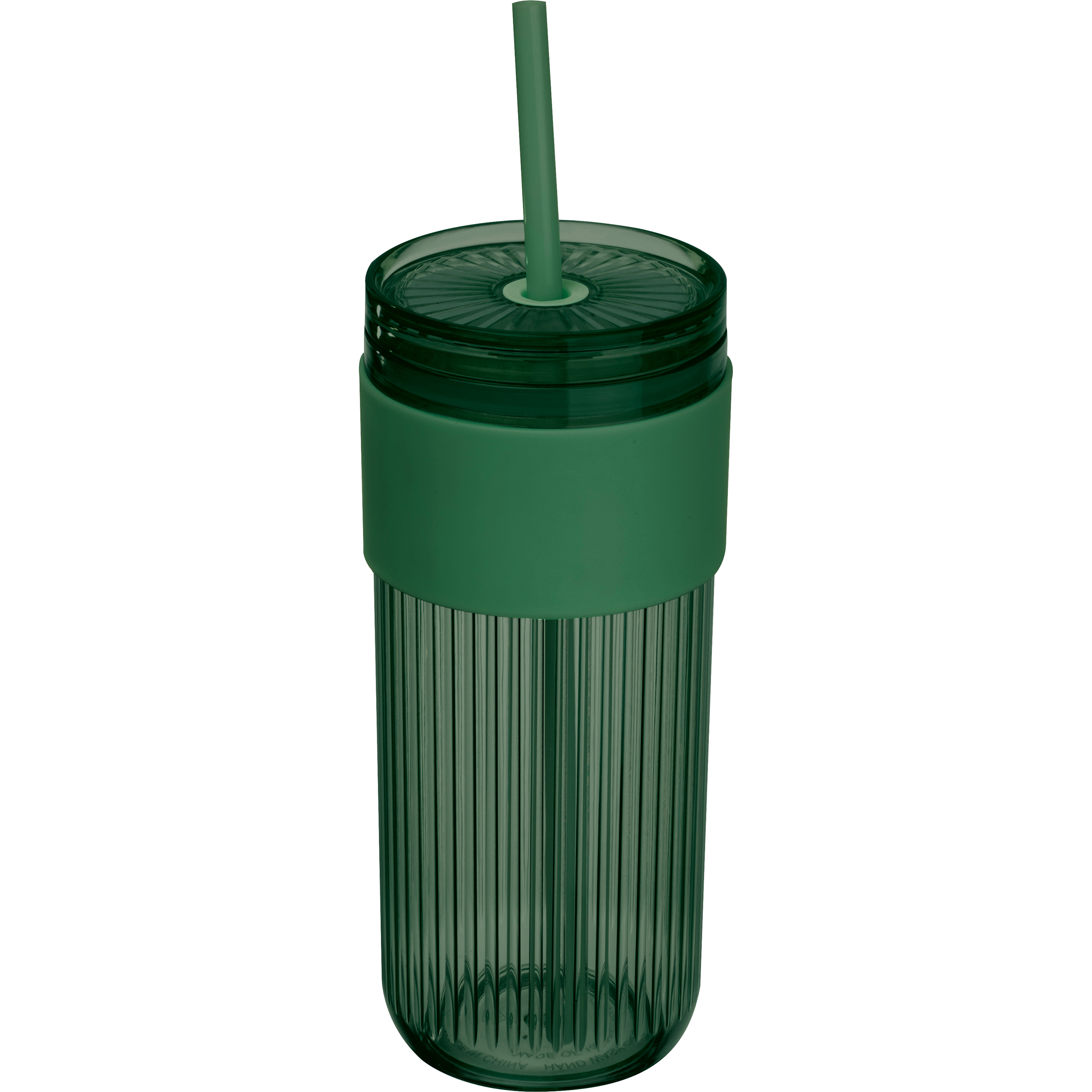 Kubek ze słomką 660 ml SOLEDAD P150892K zielony