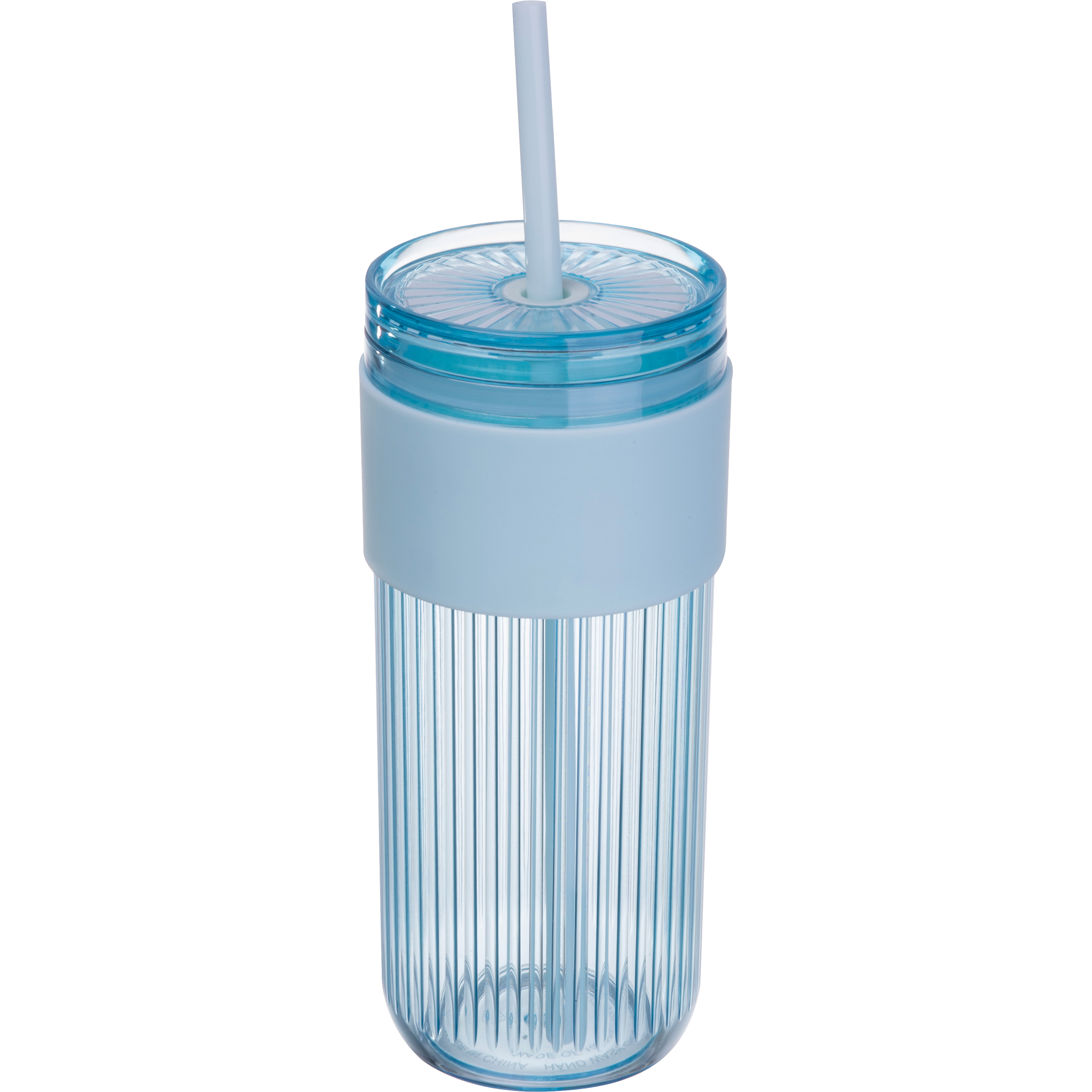 Kubek ze słomką 660 ml SOLEDAD P150892K jasnoniebieski