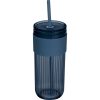 Kubek ze słomką 660 ml SOLEDAD P150892K granatowy