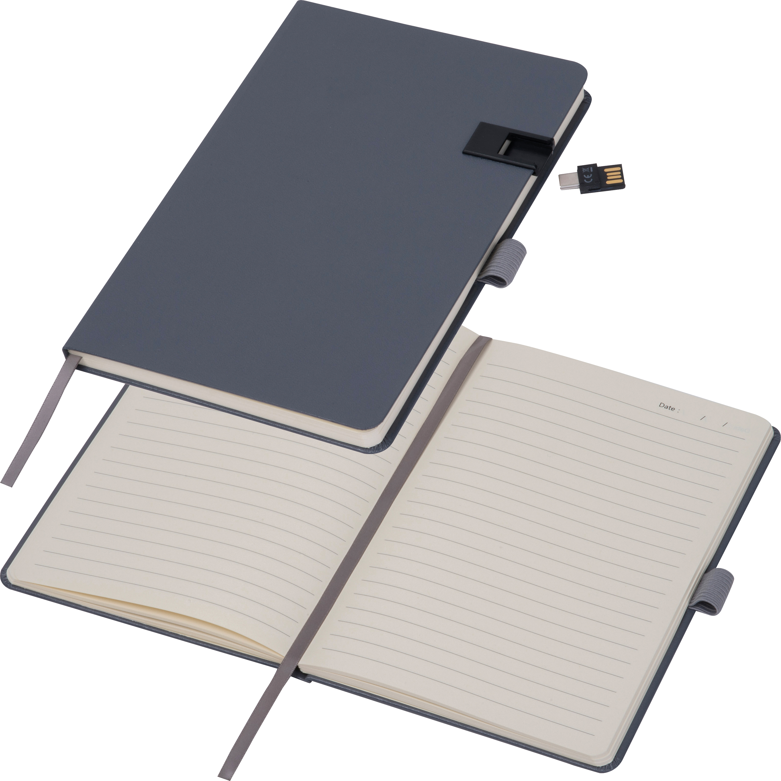 Notatnik A5 w linie z USB FRANCESCO P154138K MC-539377-16gb
