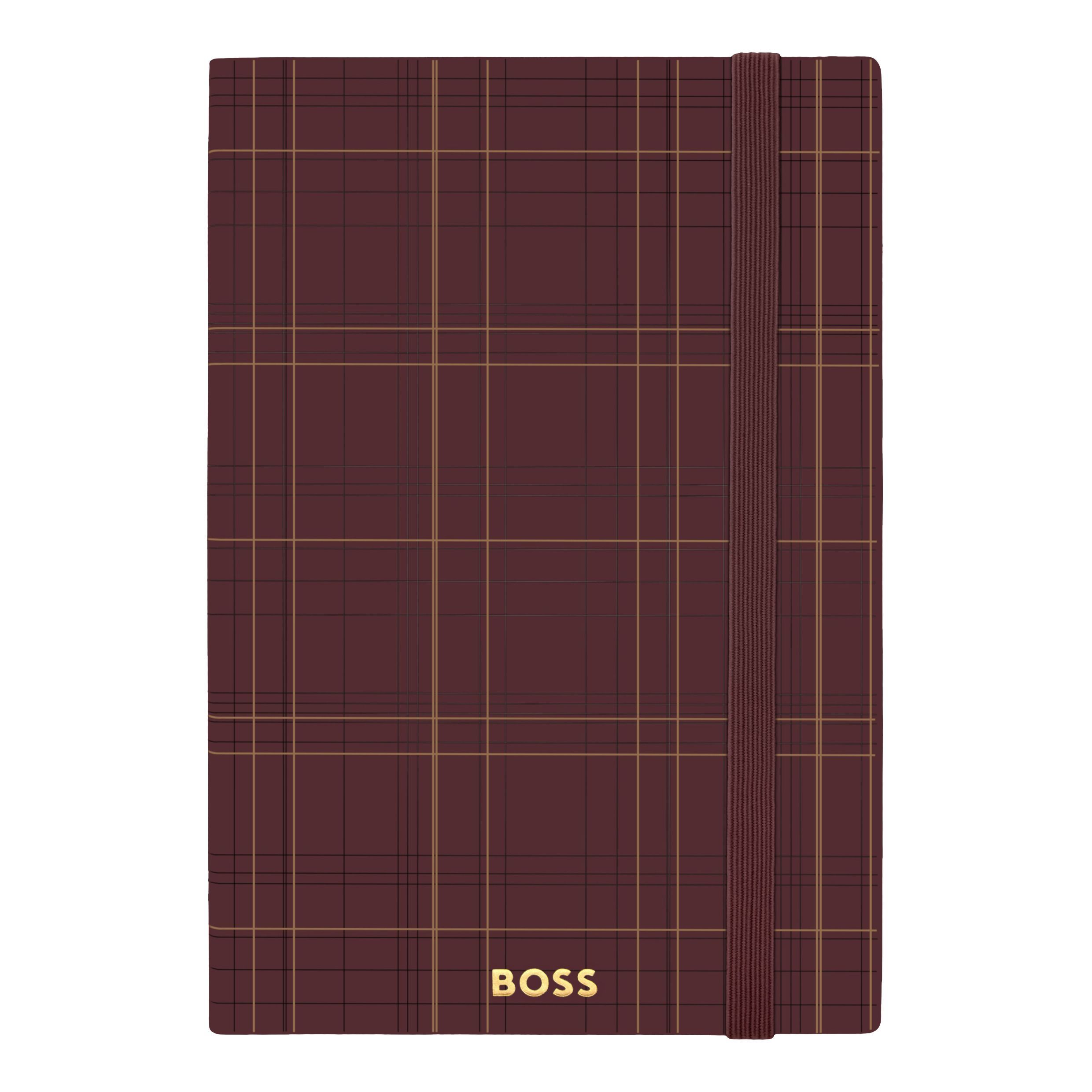Notes A5 Checkered Bordowy w linie P153549P 3 Notes A5 Checkered Bordowy w linie P153549P