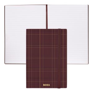 Notes A5 Checkered Bordowy w linie P153549P 