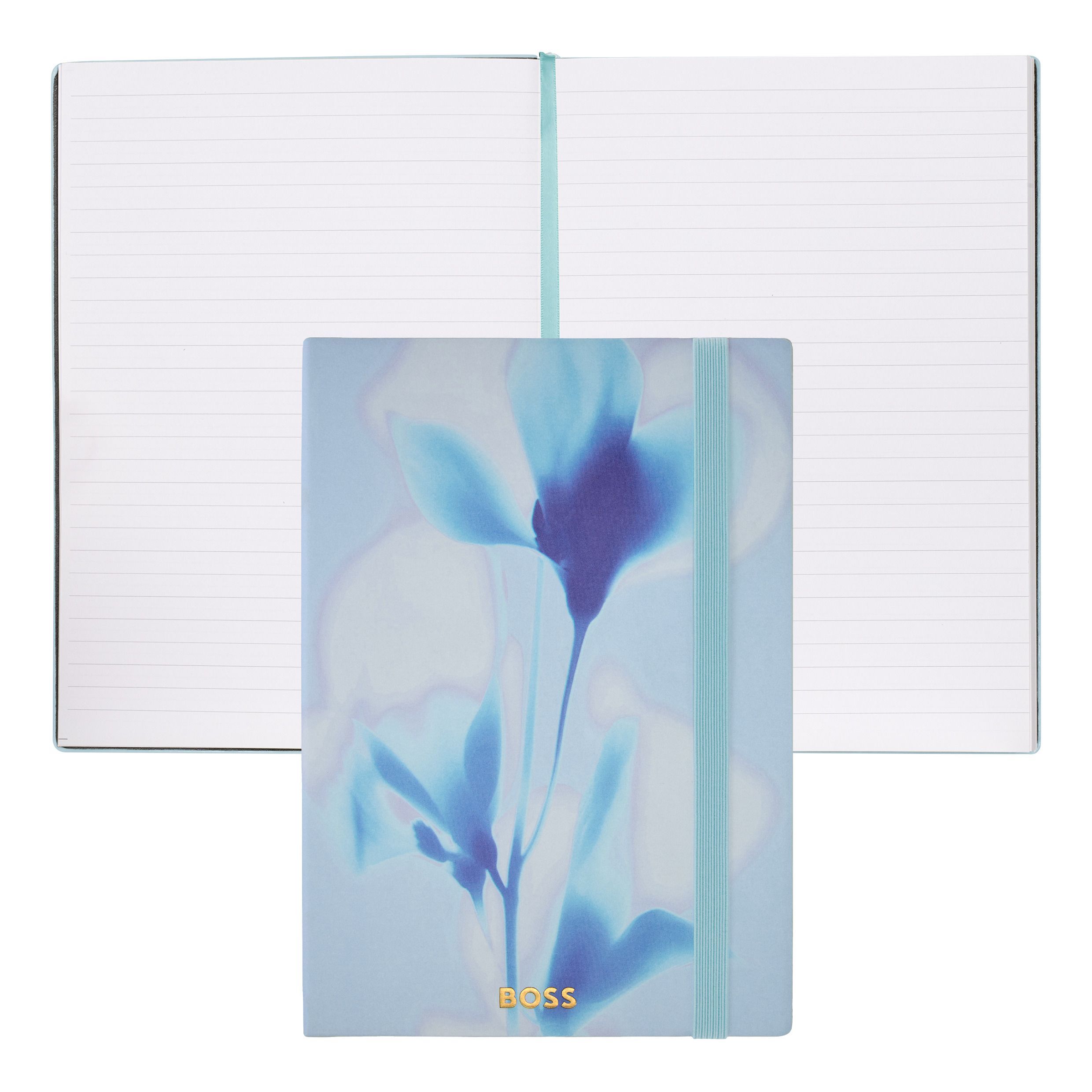 Notes A5 Holographic Flower Jasnoniebieski w linie P153543P PM-HNH623ML