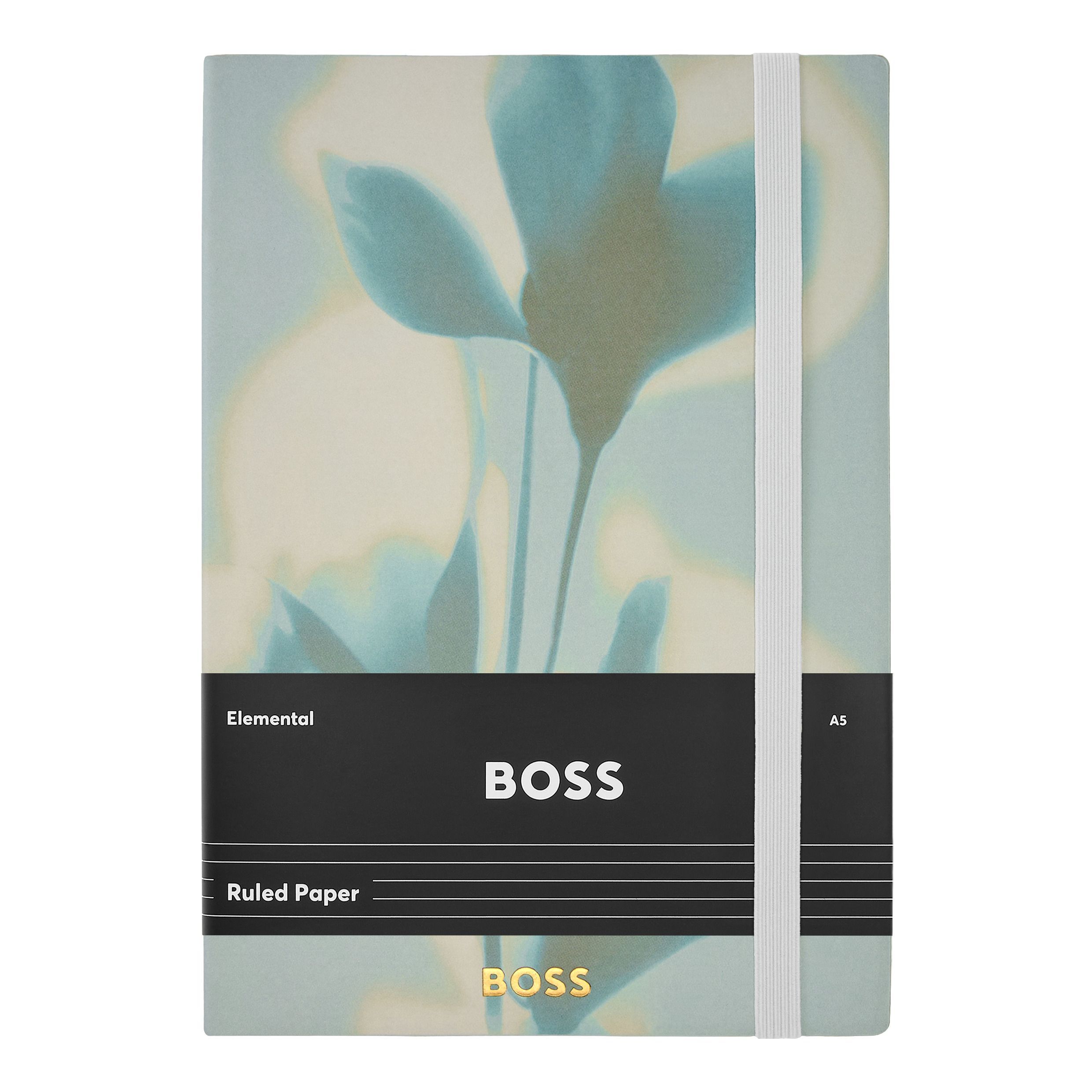 Notes A5 Holographic Flower Jasnozielony w linie P153545P