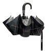 Parasol kieszonkowy Checkered Czarny P153669P 2 Parasol kieszonkowy Checkered Czarny P153669P