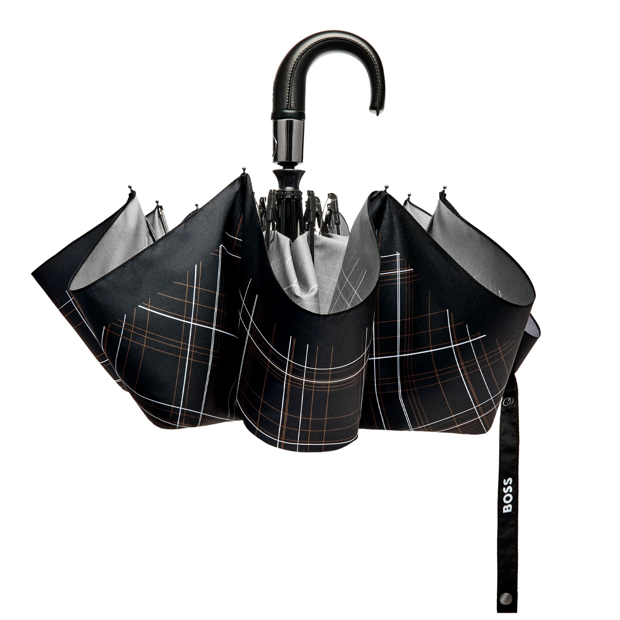 Parasol kieszonkowy Checkered Czarny P153669P 2 Parasol kieszonkowy Checkered Czarny P153669P