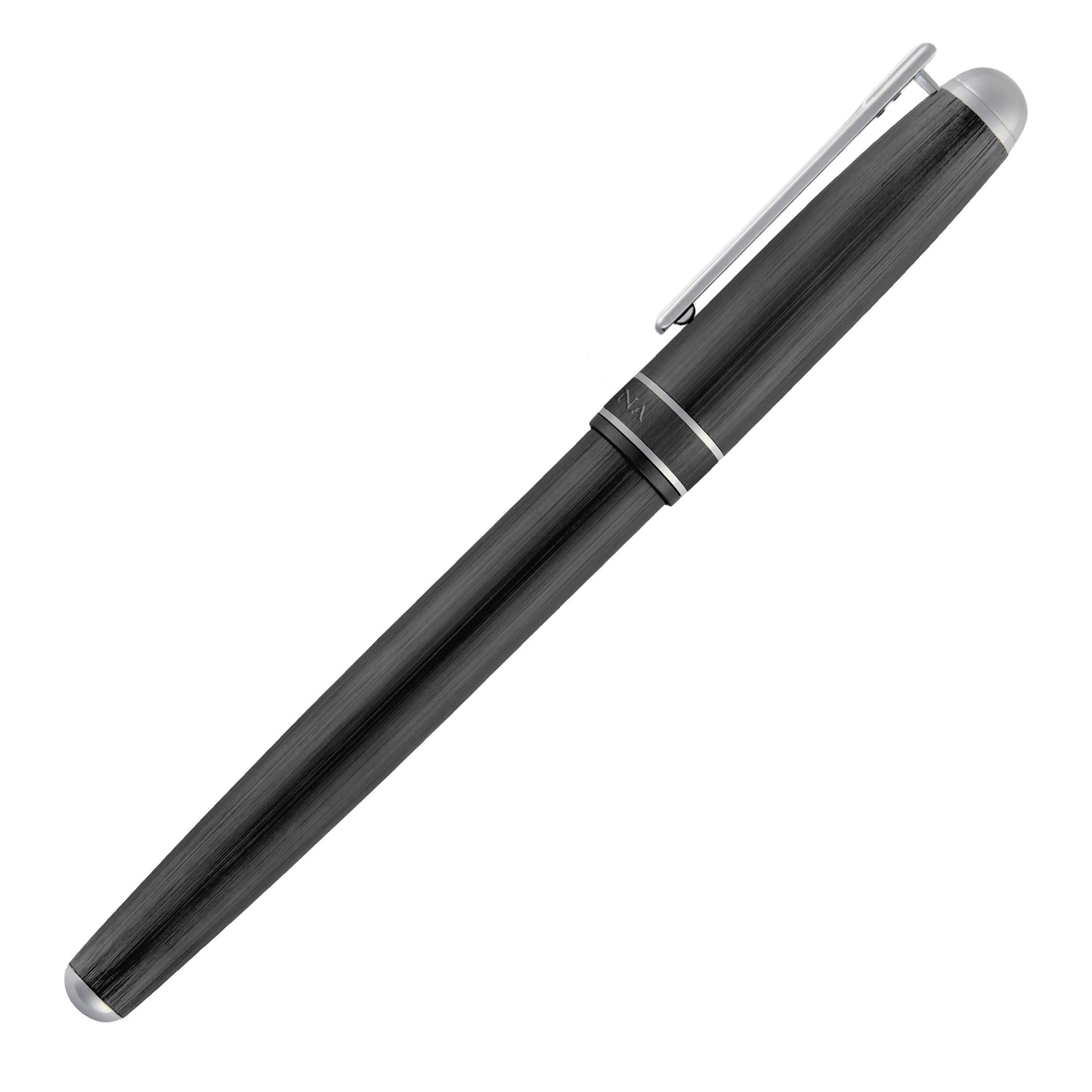 Pióro wieczne Classicals Brushed Black & Chrome P153357P