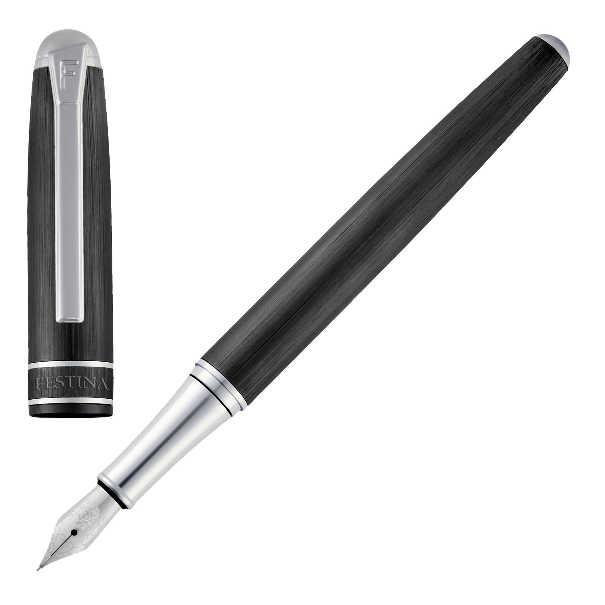Pióro wieczne Classicals Brushed Black & Chrome P153357P PM-FSW6412A Pióro wieczne Classicals Brushed Black & Chrome P153357P PM-FSW6412A