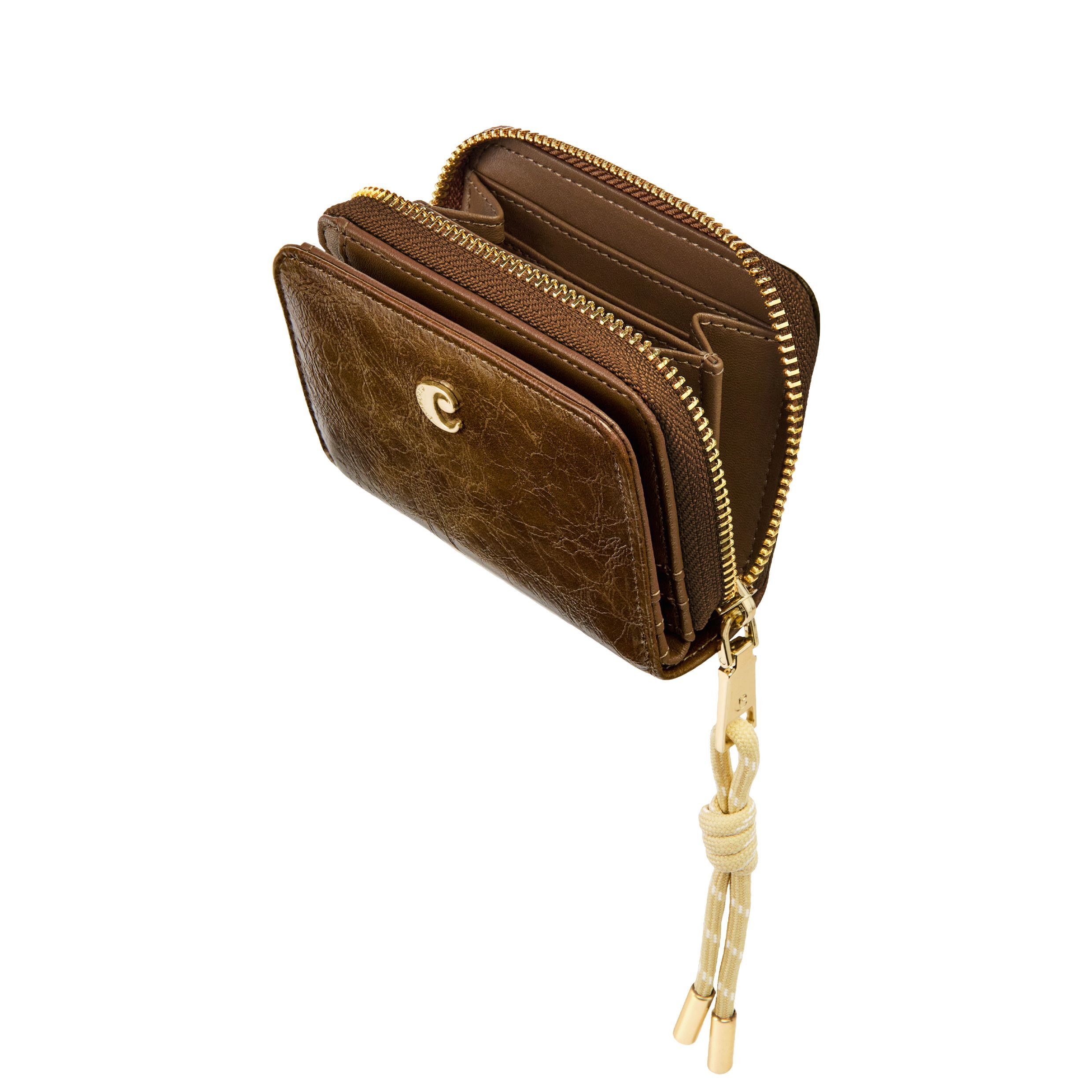 Portfel na karty z klapką Philomène Camel P153258P 3 Portfel na karty z klapką Philomène Camel P153258P