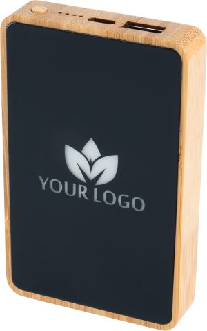 Power bank z podświetlanym logo 5000 mAh P154190G 