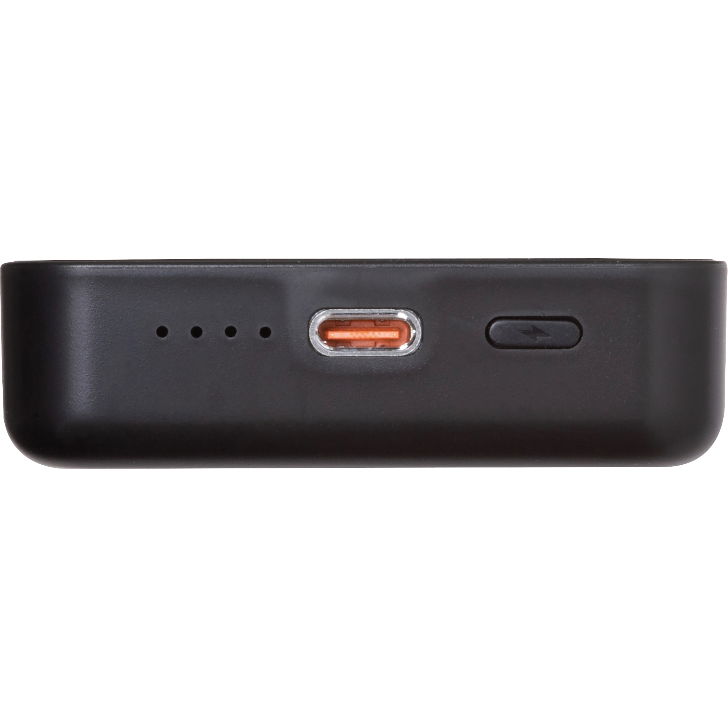 Power bank magnetyczny z ABS z recyklingu 10000 mAh DONNA P154140K 6 Power bank magnetyczny z ABS z recyklingu 10000 mAh DONNA P154140K