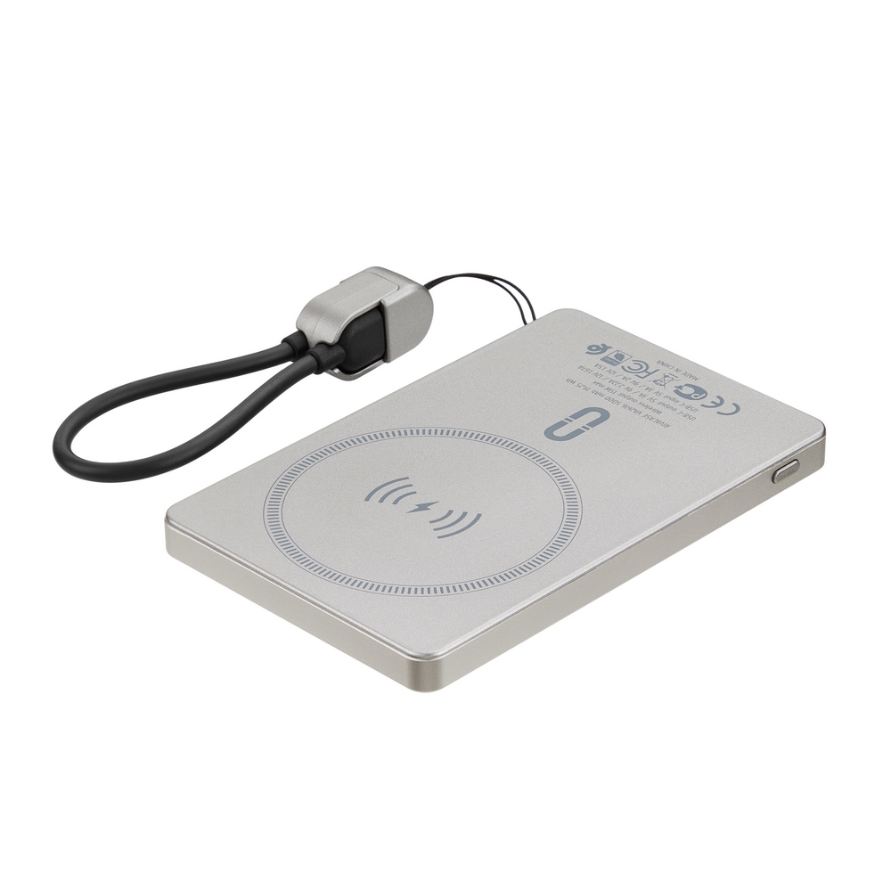 Power Bank Magsafe indukcyjny 15W VA2616 5000 mAh RIVACASE P154623G 8 Power Bank Magsafe indukcyjny 15W VA2616 5000 mAh RIVACASE P154623G