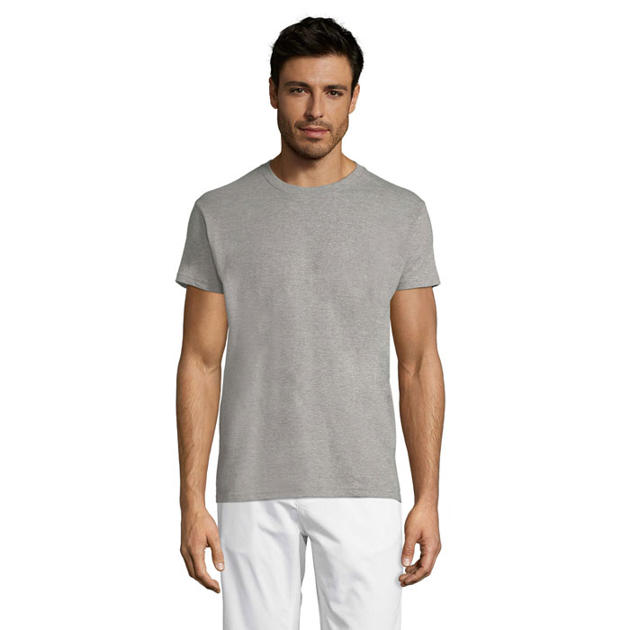 Koszulka REGENT Unisex 150g P128177O szary melanż