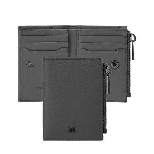 Składane etui na karty Jefferson Szare P153386P 