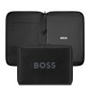 Teczka konferencyjna zip A4 Boss Cut Out Czarny & Szary P153656P