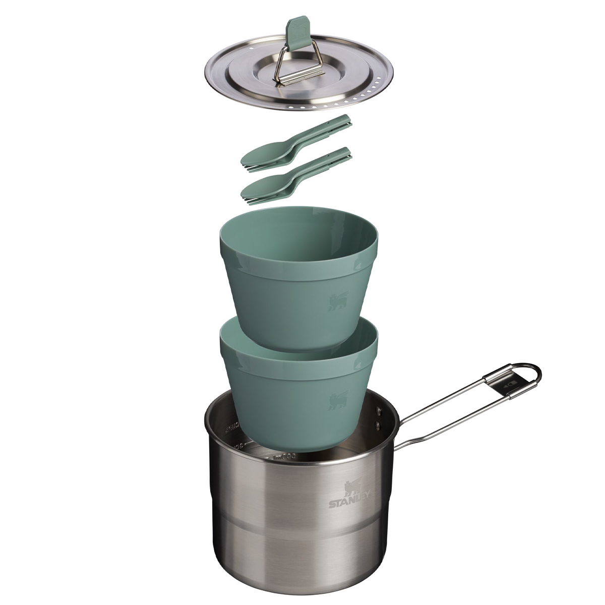The Wildfare Go Two Bowl Cookset 1.1 L / 1.25 QT P154522P