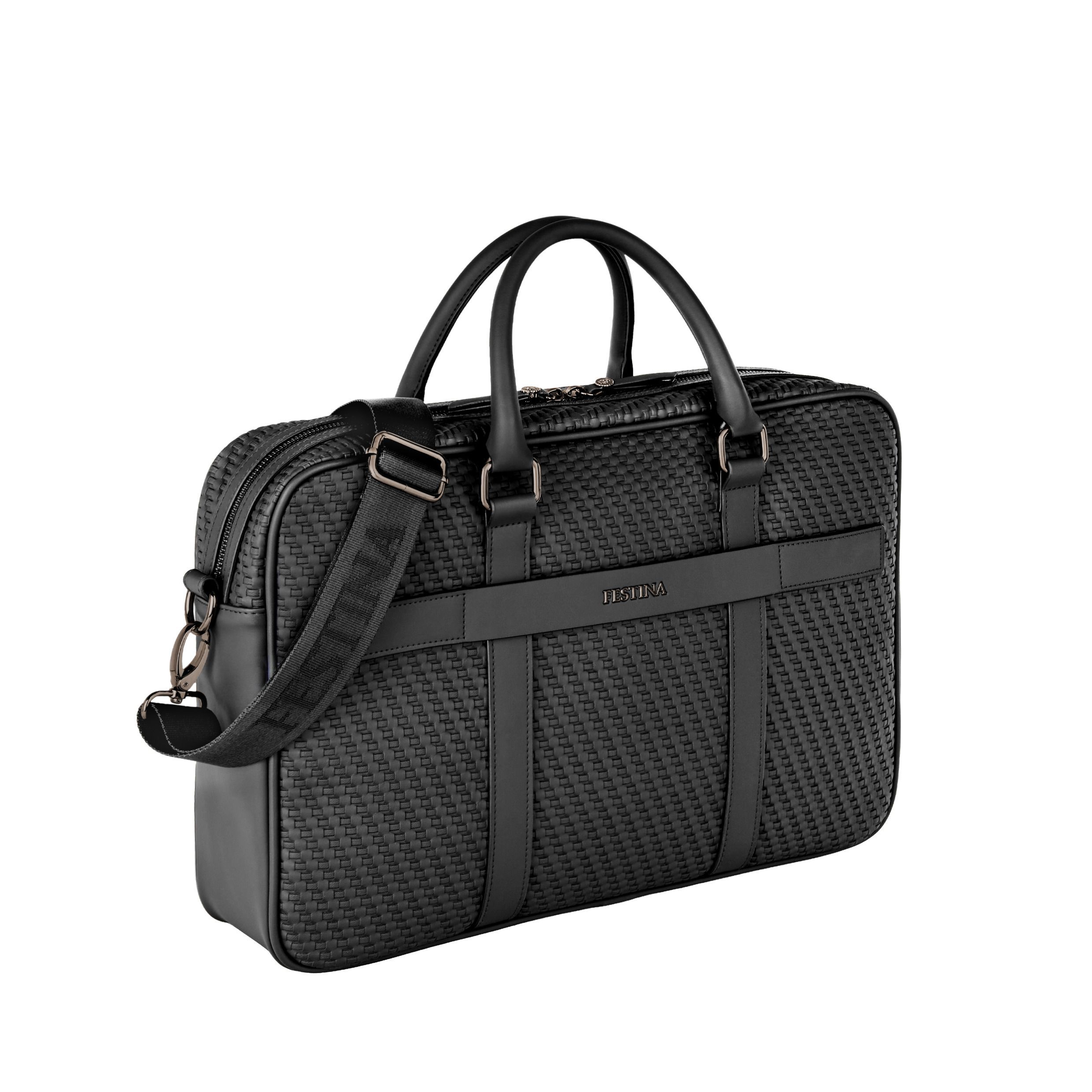 Torba na dokumenty Interlace Czarna P153371P 3 Torba na dokumenty Interlace Czarna P153371P
