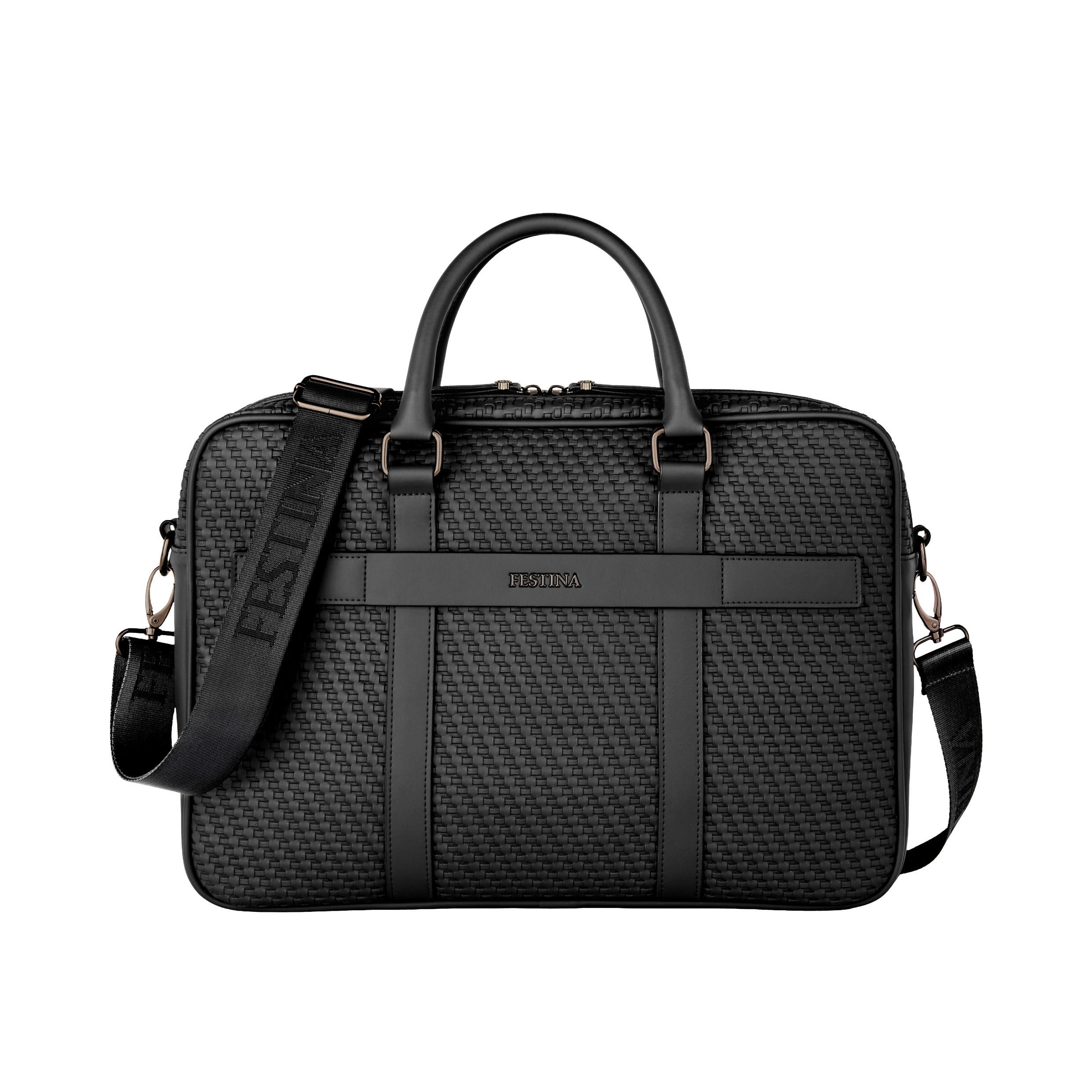 Torba na dokumenty Interlace Czarna P153371P PM-FTD629A