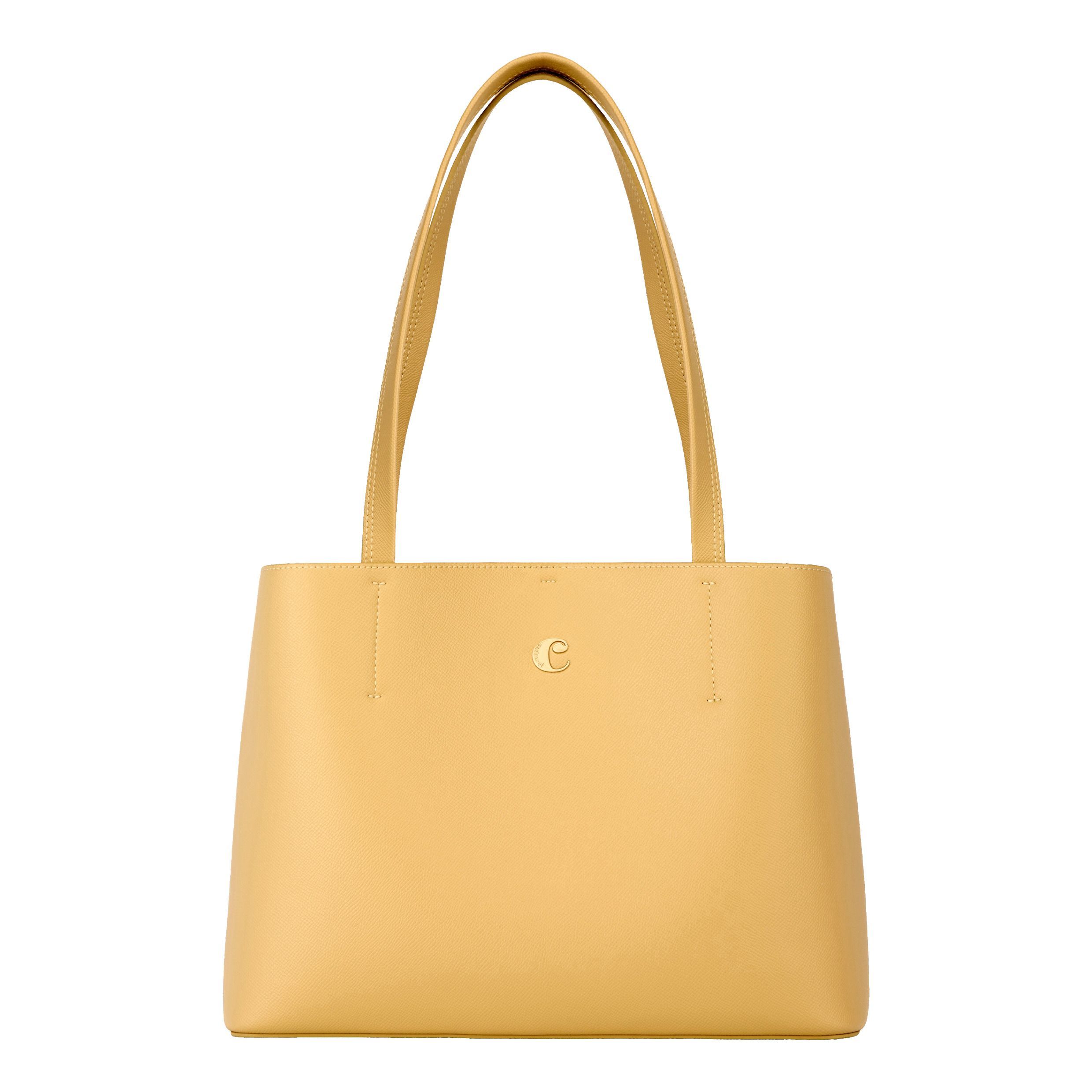 Torba zakupowa Séraphine Żółta P153320P PM-CTS638S
