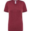 T-shirt tsrl cmfp regular lady comfort v-neck P139911H burgundy heather