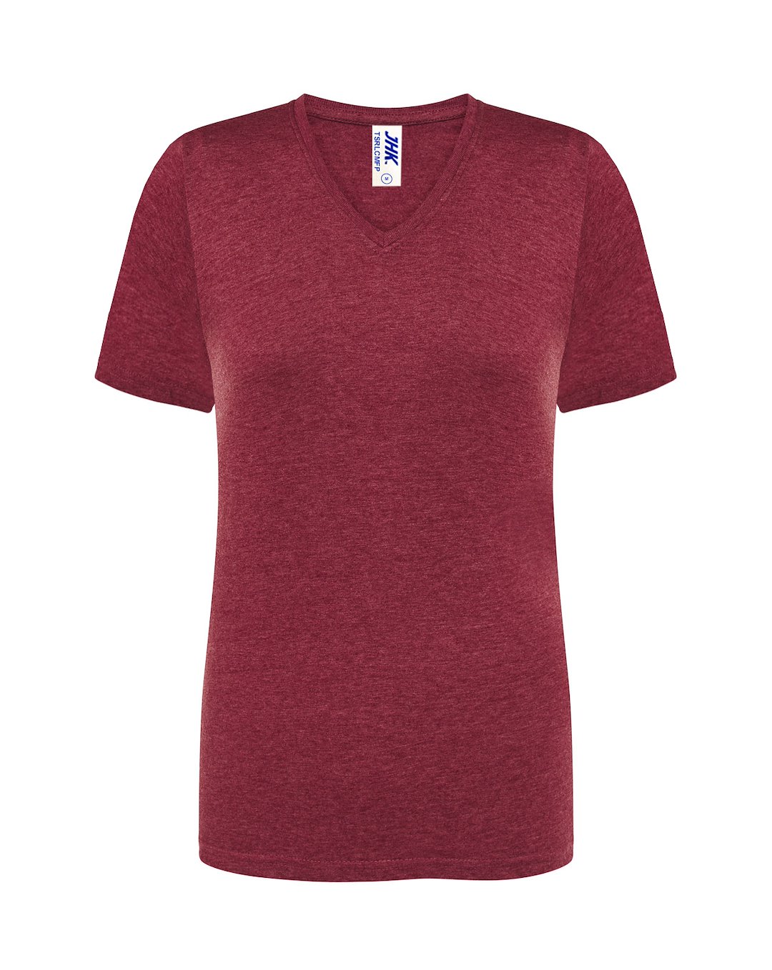 T-shirt tsrl cmfp regular lady comfort v-neck P139911H burgundy heather