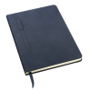 Magnetyczny notes z długopisem P049837J granatowy