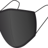 Maseczka bawełniana BLACK-BLACK P054592J