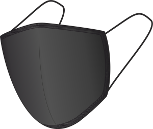 Maseczka bawełniana BLACK-BLACK P054592J 