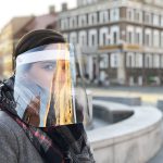 Przyłbica z podnoszoną szybą TEMIDA P065440J 