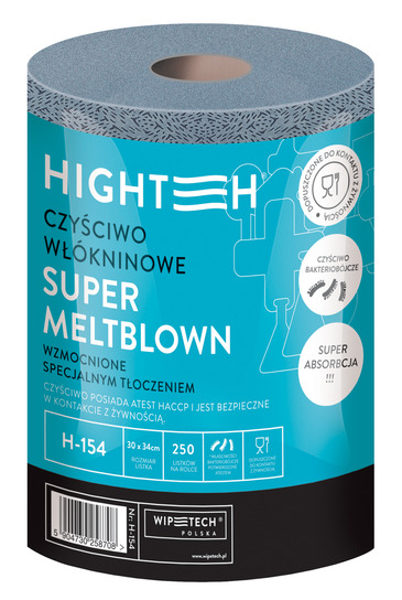 Czyściwo włókninowe Super MELTBLOWN H-154 (rolka 250 listków) P049992J JA-144921212