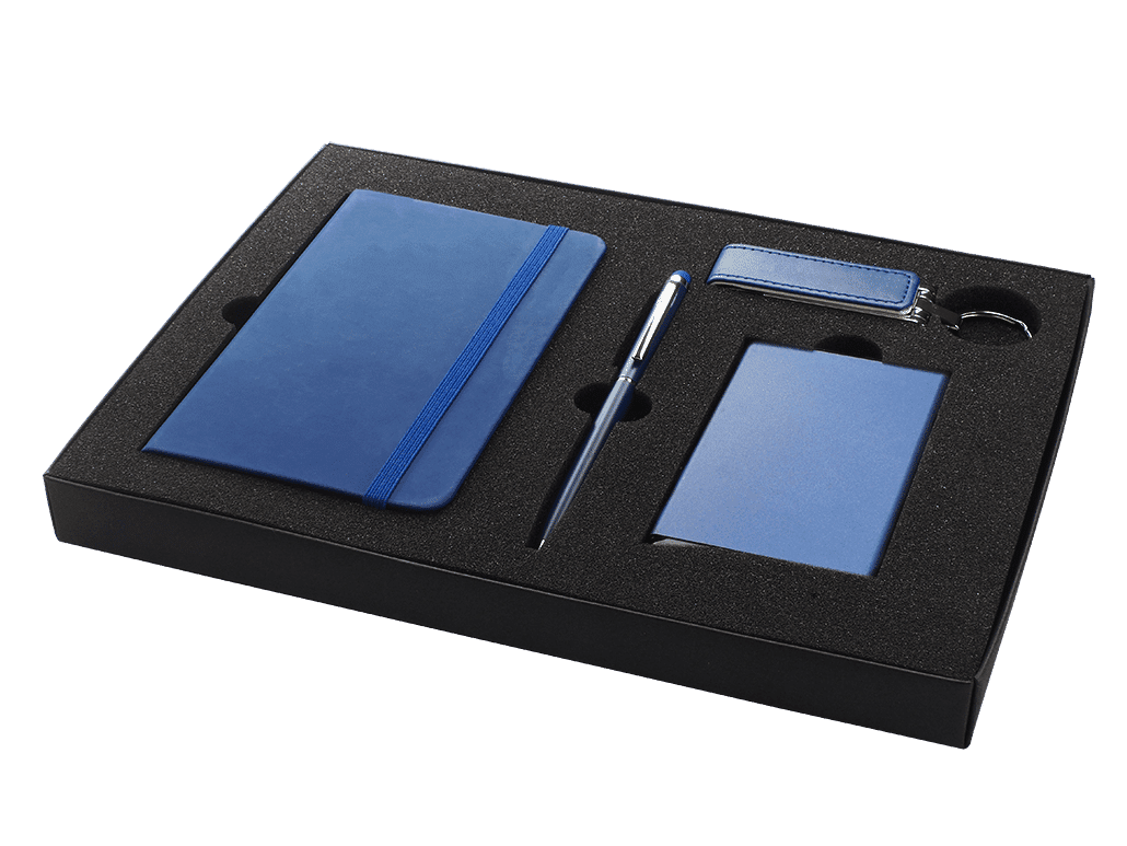 Zestaw notes, długopis, etui RFID i pendrive USB P064784J