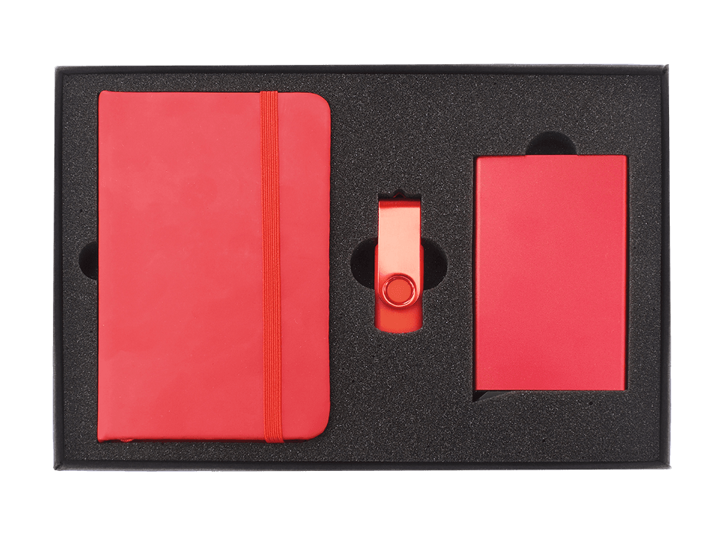 Zestaw notes, etui RFID i pendrive USB P065227J