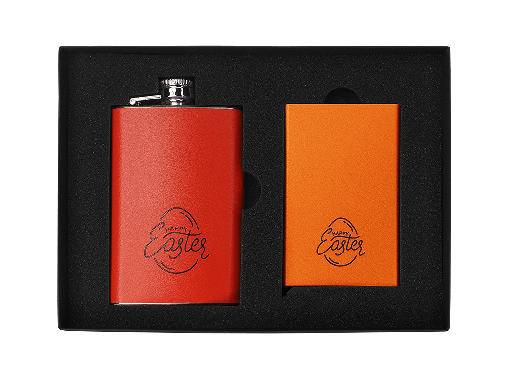 Zestaw wielkanocny piersiówka i etui RFID P065060J 5 Zestaw wielkanocny piersiówka i etui RFID P065060J
